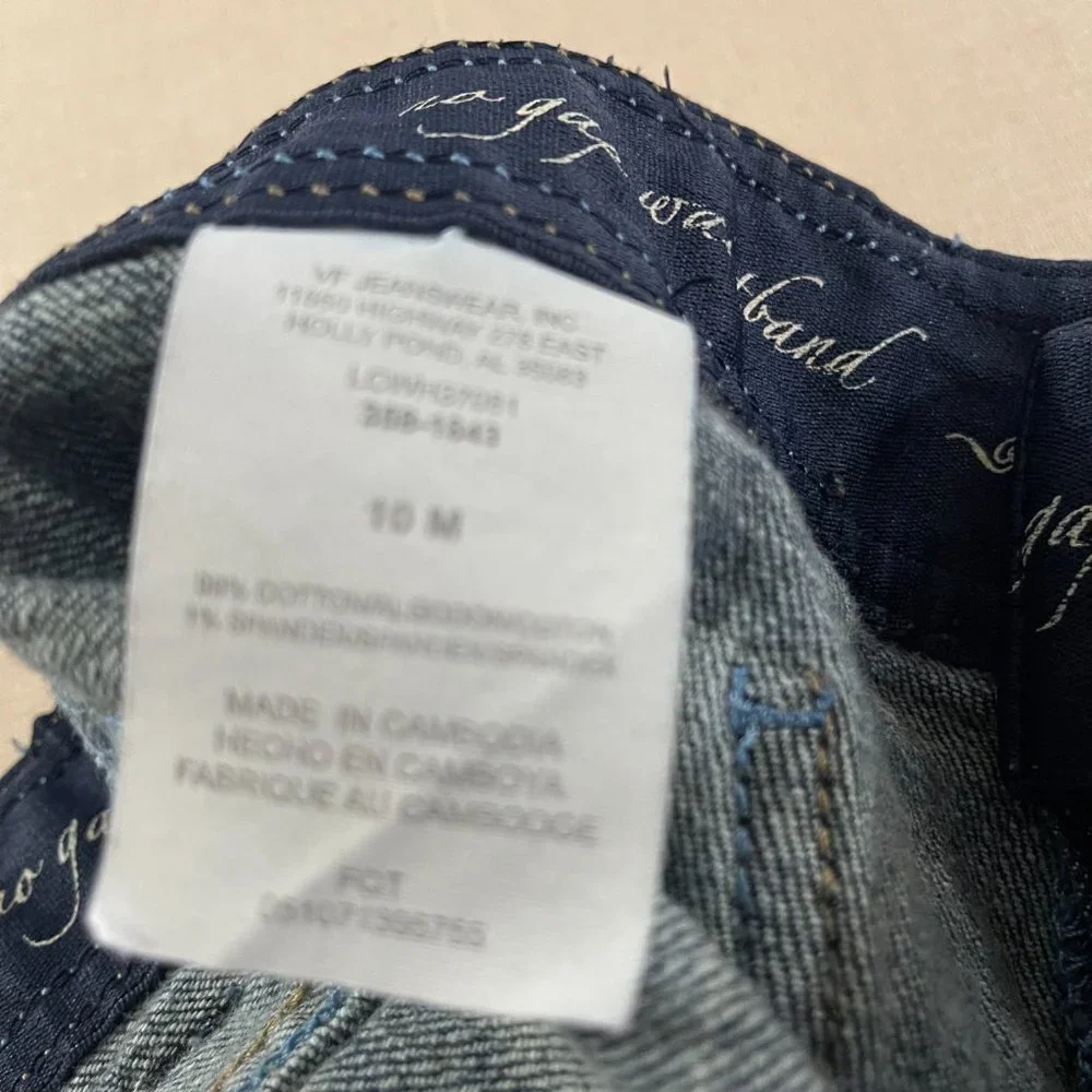 Lee No Waistband Denim Long Short 10M